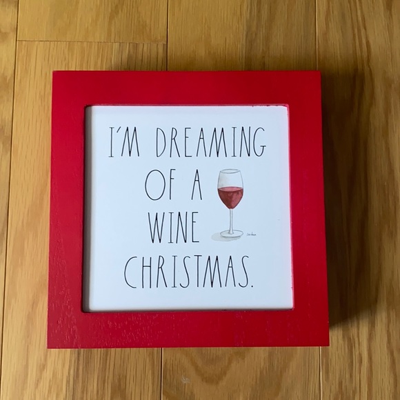 NWT Rae Dunn wooden Christmas sign